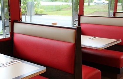 Restaurant booth seating