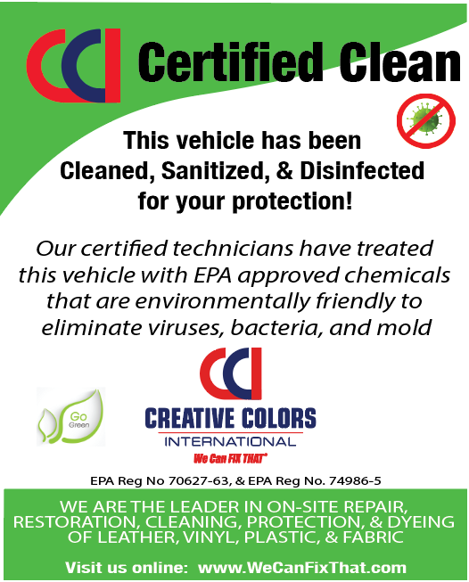 Car Sanitizing & Disinfectant Services