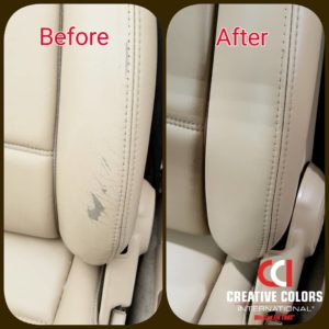 Free Leather Repair Quote - Before and After repair